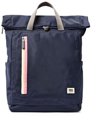 Roka Camden J Med Stripe Backpack - Blue