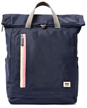 Roka Camden J Med Stripe Backpack - Blue