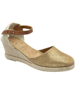 Ravel Vista Espadrille Wedges - Metallic