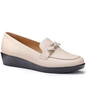 Hotter Amber Low Wedge Loafers - Blue