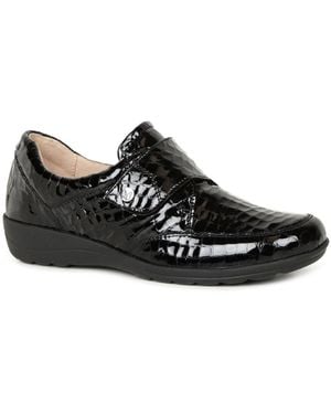 Caprice Vera Riptape Shoes - Black