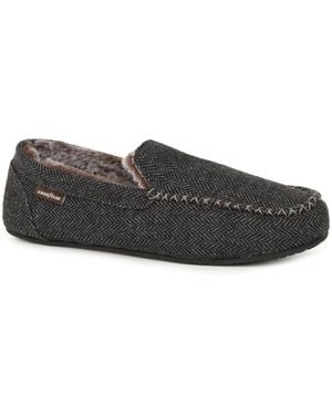 Goodyear Hendrix Full Slippers - Black