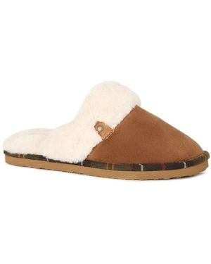 Barbour Claudia Mule Slippers - Brown