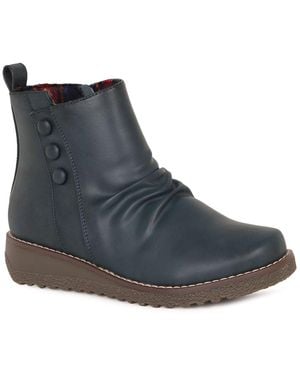 Heavenly Feet Murray Ankle Boots - Blue