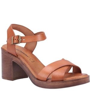 Hush Puppies Georgia Heeled Sandals - Brown