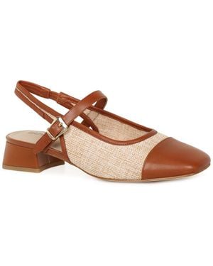 Caprice Voyage Open Court Shoes - Brown