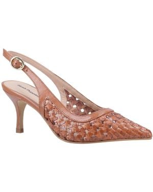 Hush Puppies Dalia Kitten Slingback Court Shoes - Brown