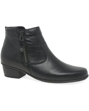 Waldläufer Haifi Ankle Boots - Black