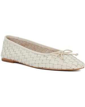 Dune Heat Ballerinas - White