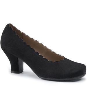 Hotter Jive Extra Wide Court Shoes - Black