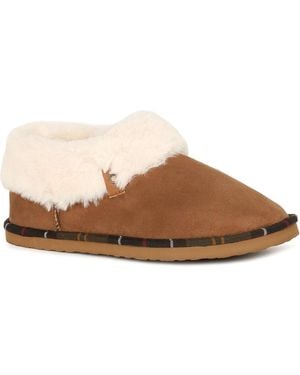 Barbour Eloise Bootie Slippers - Brown