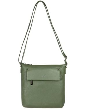 David Jones Sandra Shoulder Bag - Green