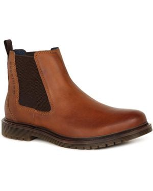 Bugatti Carbon Chelsea Boots - Brown