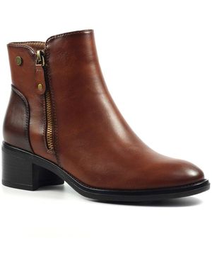 Lunar (GRS) Sabina Ankle Boots - Brown