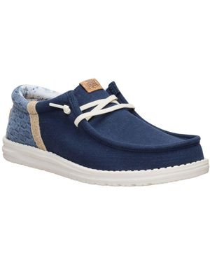 HEYDUDE Wally Funk Summer Stretch Shoes - Blue