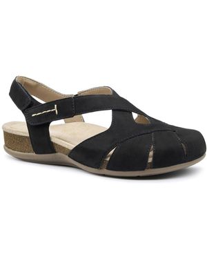 Hotter Catskill Ii Wide Fit Sandals - Black