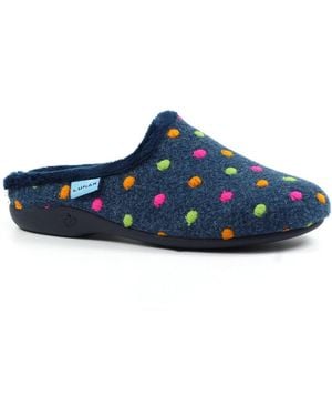 Lunar (GRS) Peanut Mule Slippers - Blue