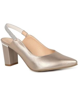 Bioeco Agatha Open Court Shoes - Metallic