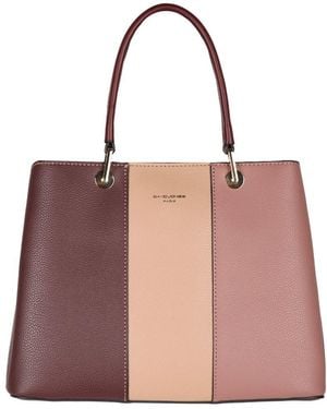 David Jones Agapanthus Ii Grab Bag - Purple