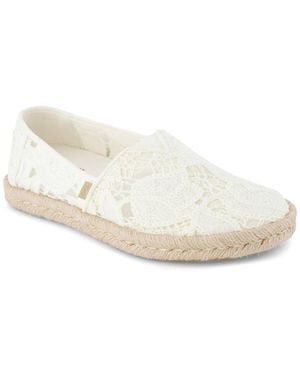 TOMS Alpargata Rope 2.0 Slip On Shoes - White