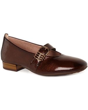Hispanitas Oslo Mary Jane Court Shoes - Brown