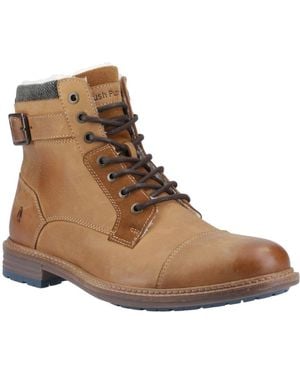 Hush Puppies Jordan Buckle Boots - Brown