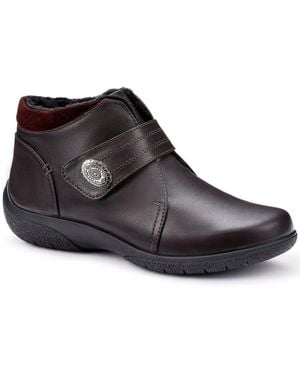 Hotter Muse Wide Fit Ankle Boots - Black