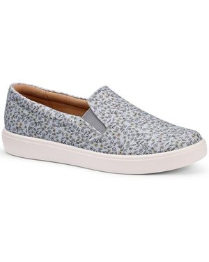 Hotter Tara Extra Wide Slip On Shoes - Blue