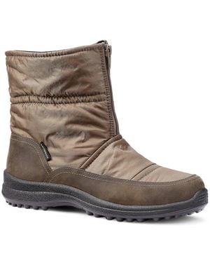 Hotter Traction Waterproof Boots - Brown