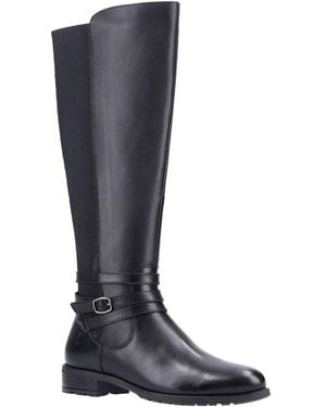 Hush Puppies Vanessa Knee High Boots - Black