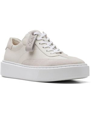 Clarks Hero Lite Lo Trainers - White