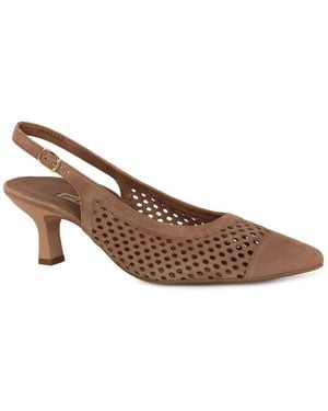 Paul Green Sloane Open Court Shoes - Brown