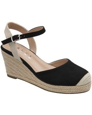 Ravel Denwick Espadrille Wedges - Black