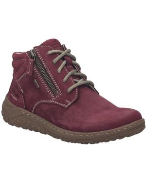 Josef Seibel Ruby 54 Waterproof Ankle Boots - Purple