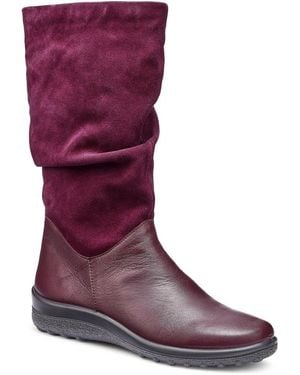 Hotter Mystery Slouch Boots - Purple