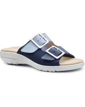 Hotter Sunny Wide Fit Sandals - Blue