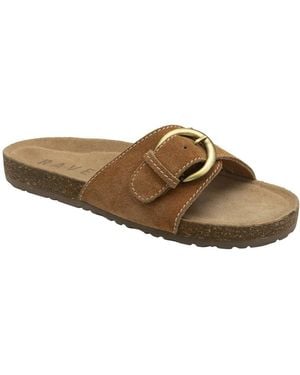 Ravel Salton Slider Sandals - Brown