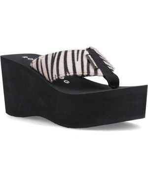 Rocket Dog Crush Simba Wedge Sandals - Black