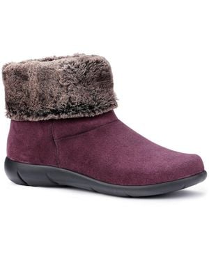 Hotter Romance Ii Ankle Boots - Purple