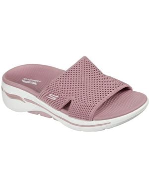 Skechers Go Walk Arch Fit Worthy Sandals - Pink