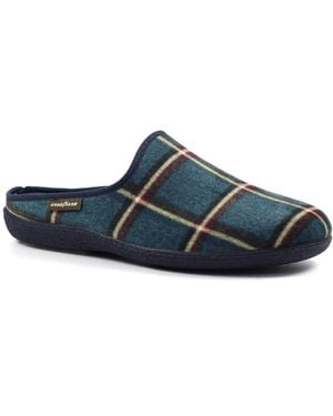 Goodyear Checkmate Slippers - Blue