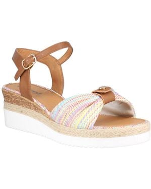 Westland Espi 01 Wedge Heeled Sandals - Metallic
