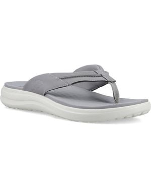 HEYDUDE Finn Flip Sandals - Grey