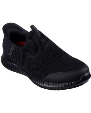 Skechers Cessnock Gwynedd Work Shoes - Black