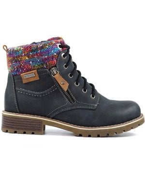 Lunar Tabasco Ankle Boots - Blue