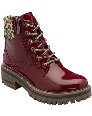 Lotus Myleen Ankle Boots - Red