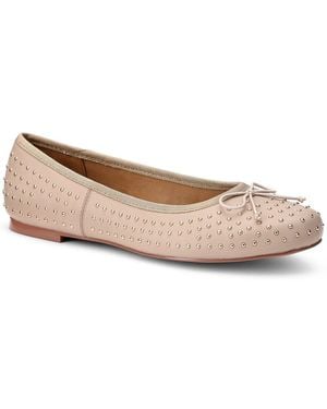 Hotter Ebba Ballerina Court Shoes - Pink