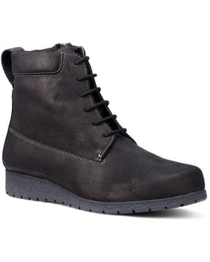Hotter Horsham Lace Up Boots - Black
