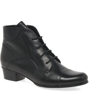 Regarde Le Ciel Stefany 123 Victorian Ankle Boots - Black