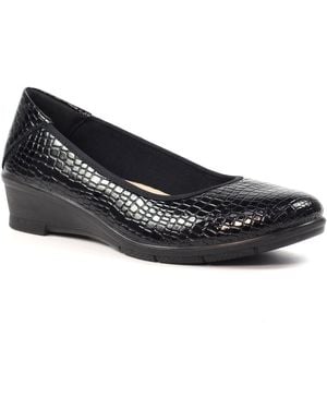 Lunar (GRS) Winnie Wedge Shoes - Blue